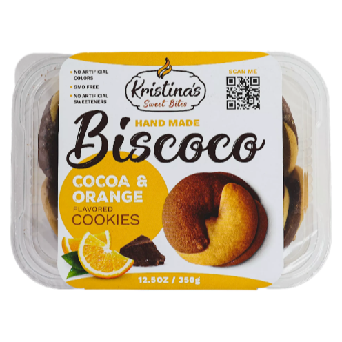 KRISTINA'S BISCOCO ORANGE 350G