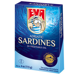 Eva Sardines Veg Oil