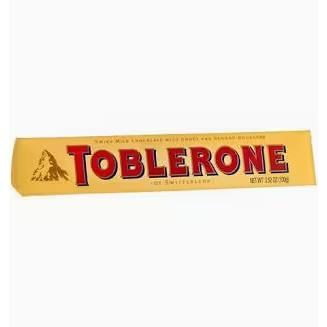 TOBLERONE Milk Chocolate with Honey & Almond Nougat (Kosher) 100g