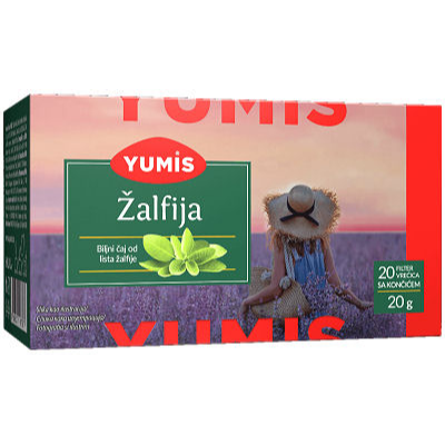 YUMIS ZALFIJA (SAGE) TEA Net wt. 0.7 oz (20g)