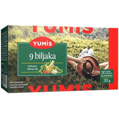 YUMIS  9 HERBS TEA Net wt. 1.07 oz (30g)