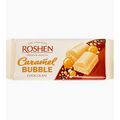 ROSHEN Chocolate Bar ""Aerated"" White with Caramel (Kosher&Halal) 80g