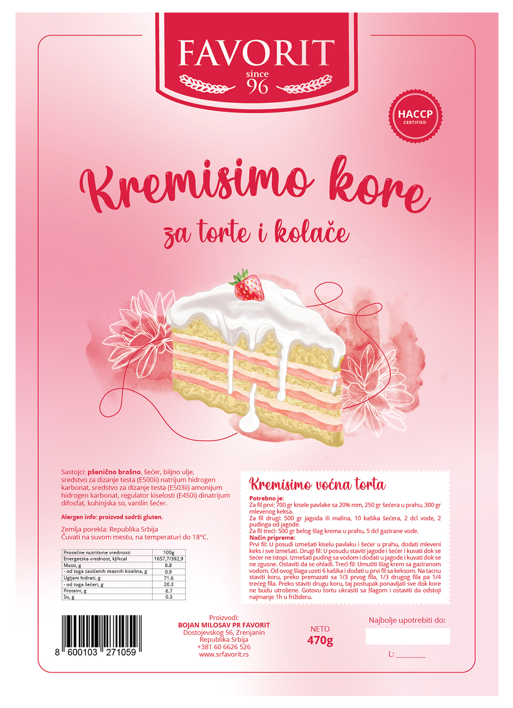 Kremisimo Kore Cake Layers