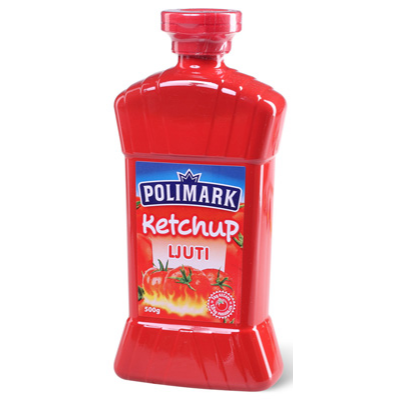 POLIMARK KETCHUP HOT 500g BOOTLE