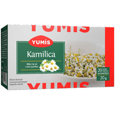 YUMIS CHAMOMILE TEA Net wt. 0.7 oz (20g)