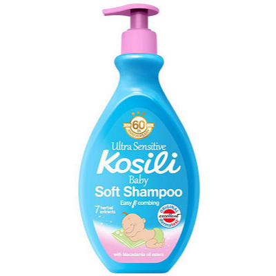 KOSILI BABY SOFT SHAMPOO PUMP 400ml (BLUE)