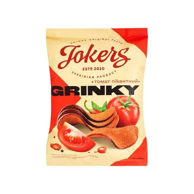 JOKERS Grinky Spicy Tomato Taste (Kosher) 80g