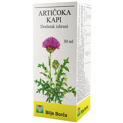 BILJE BORCA ARTICHOKE DROPS (ARTICOKA KAPI) 30ml