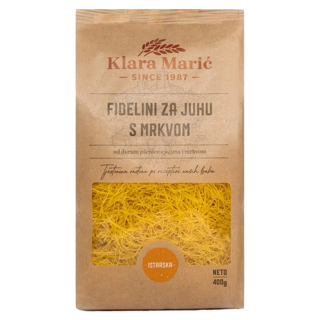 Pasta for Soup Fidelini with Carrot