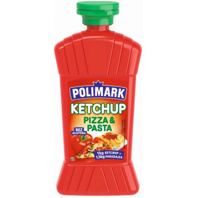 POLIMARK KETCHUP PIZZA & PASTA  500g BOOTLE