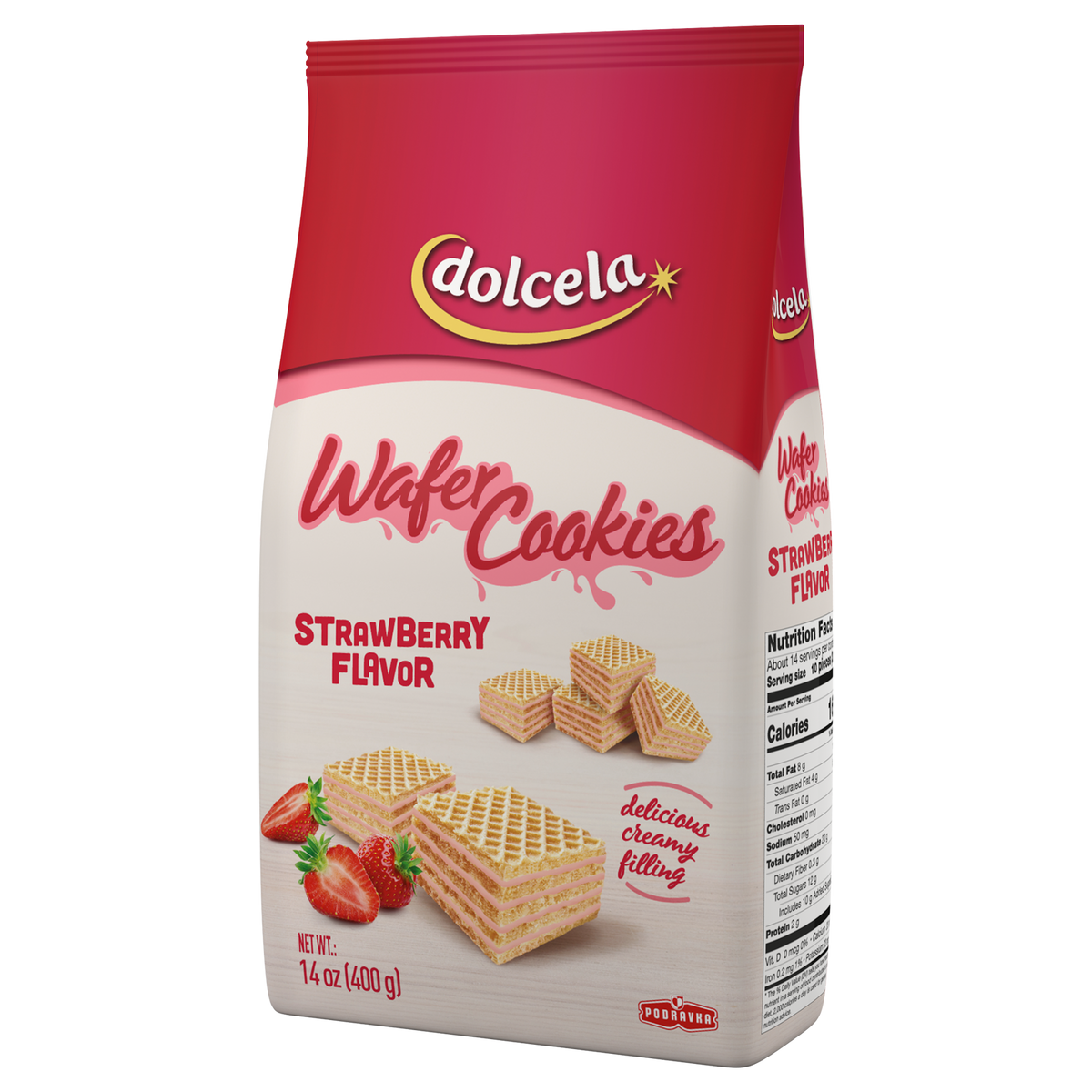 Dolcela Wafer Cookies Strawberry
