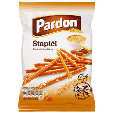 PARDON SALTED STICKS WITH PEANUT 210g