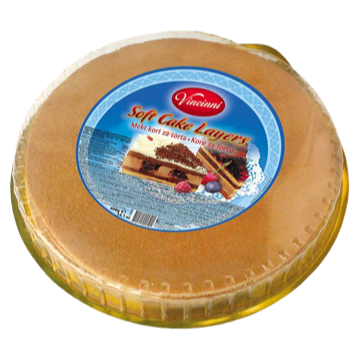 Soft Cake Layer Vanilla Round