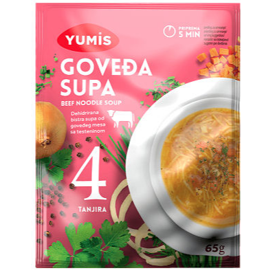 YUMIS BEEF SOUP 65g