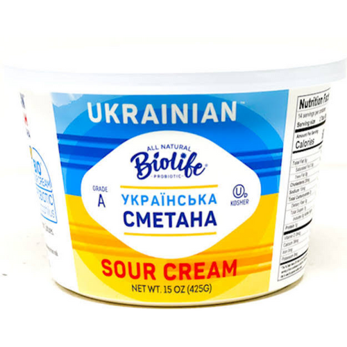 BIOLIFE Sour Cream Ukrainian (Kosher) 1lb