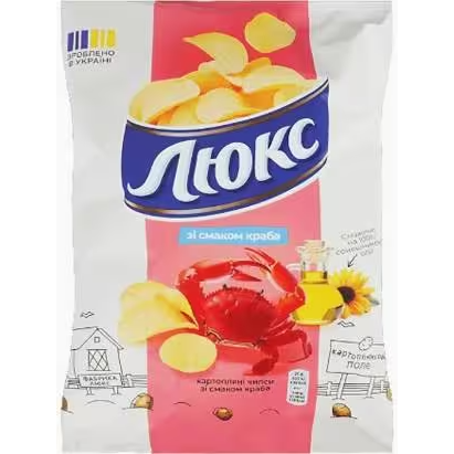 LUX Potato Chips Crab Flavor 125g