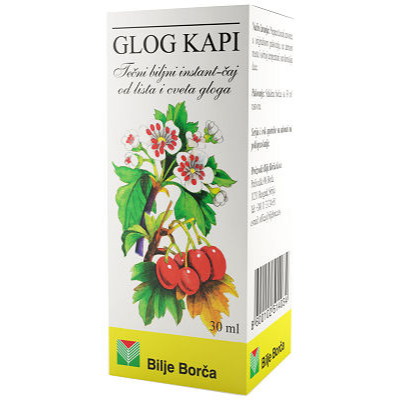 BILJE BORCA HAWTHORN DROPS (GLOG KAPI) 30ml