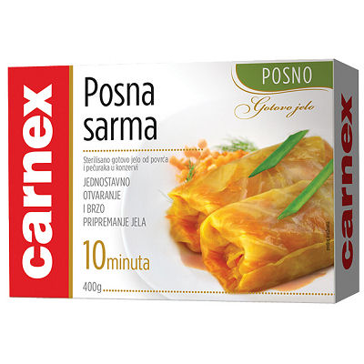 CARNEX LEAN CABBAGE ROLLS *POSNA SARMA* READY TO EAT 400g