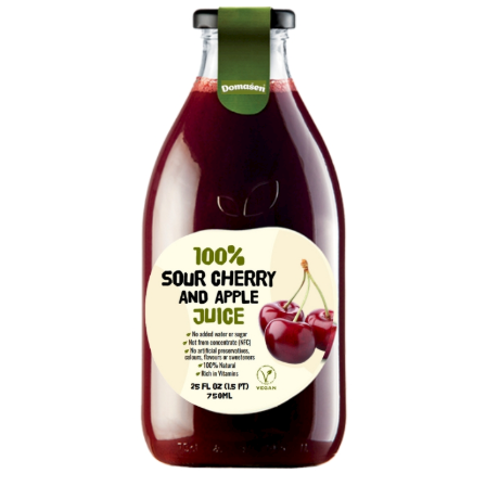 DOMASEN 100% JUICE S CHRY .75L