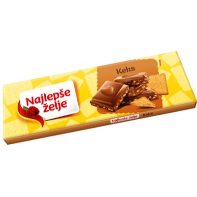 SOKO STARK CHOCOLATE WITH BISCUIT 250g