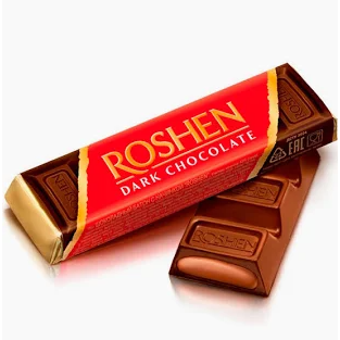 ROSHEN Chocolate Bar Dark Chocolate, 43g