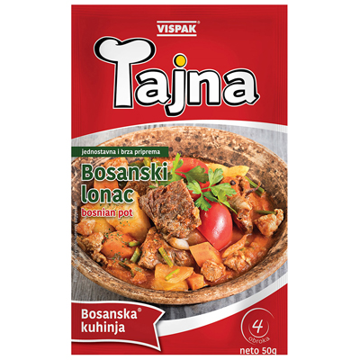 VISPAK SEASONING MIX FOR BOSNIAN POT (bosanski lonac) 50g