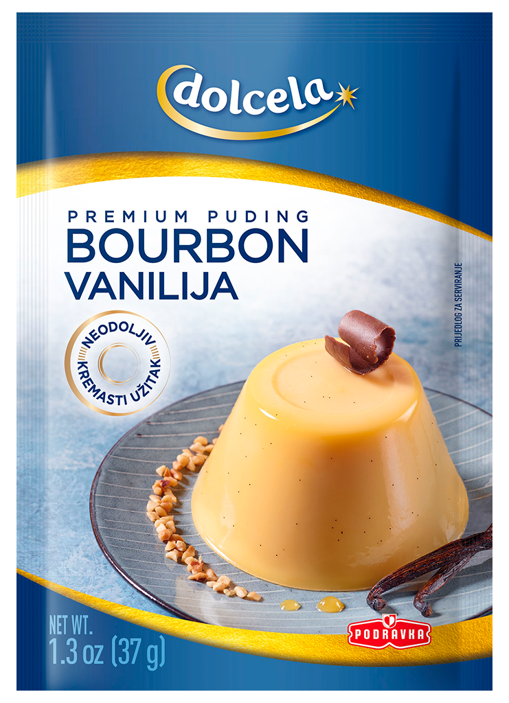 Dolcela PREMIUM Pudding Bourbon Vanilla
