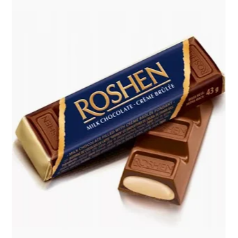 ROSHEN Chocolate Bar Creme Brulee (Kosher) 43g