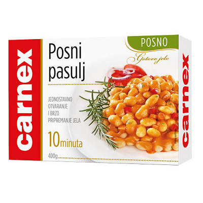 CARNEX LEAN BEANS *POSNI PASULJ* READY TO EAT 400g