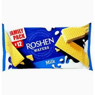 ROSHEN Wafers Milk #0124(Kosher&Halal) 216g