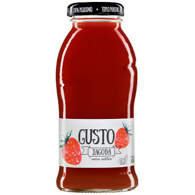 KNJAZ MILOS GUSTO STRAWBERRY JUICE 0.2L