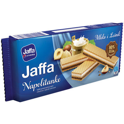 JAFFA NAPOLITANKE MILK&HAZELNUT 187g
