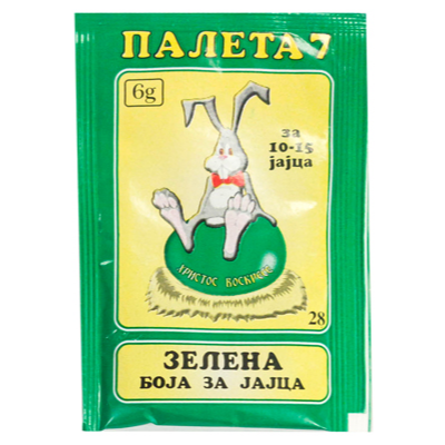 EGG DYE GREEN  3g