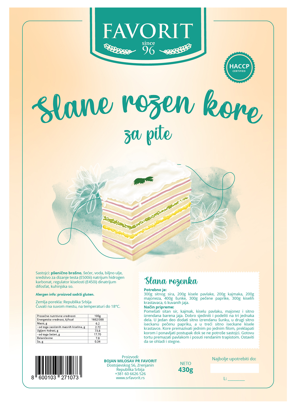 Slane Rozen Kore Savory Layers
