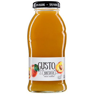 KNJAZ MILOS GUSTO PEACH JUICE 0.2L