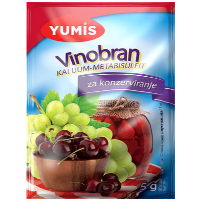 YUMIS VINOBRAN (POTTASSIUM METABISULPHITE) 5g
