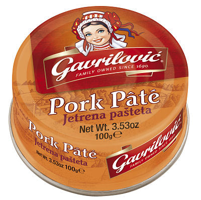 GAVRILOVIC PORK PATE 100g