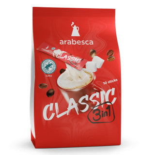 Arabesca Classic 3 in 1 Instant Coffee 10pk