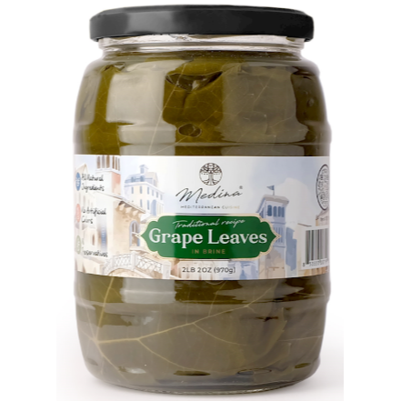 MEDINA VINE LEAVES 34OZ
