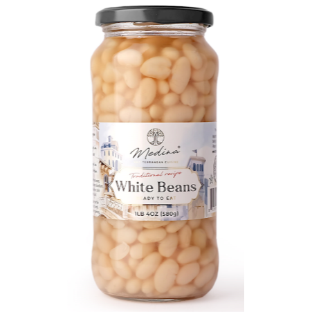 MEDINA WHITE BEANS 20OZ
