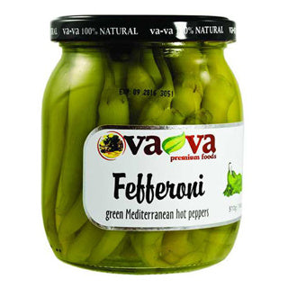 Feferoni Green Hot Peppers
