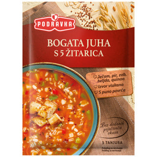 Bogata Juha 5 Grain Hearty Vegetable Soup