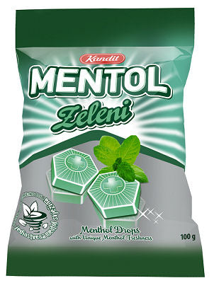 KANDIT MENTOL HARD CANDY 100g. (ZELENI)