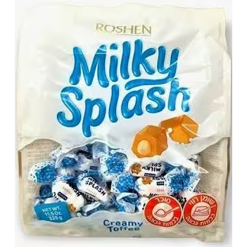 ROSHEN Packed Candies "Milky Splash" (Kosher), 305g