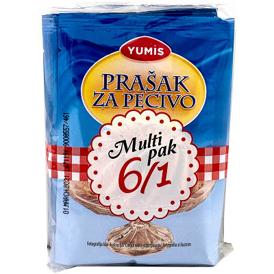 YUMIS BAKING POWDER 60g 6 /1 multipack