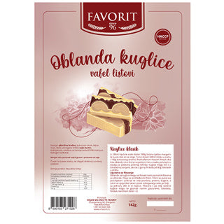 Oblanda Kuglice Wafer Sheets